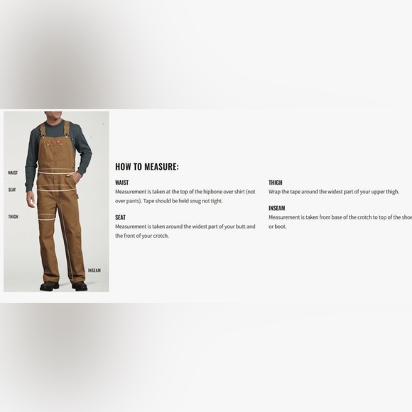 Dickies Blue Denim Overalls - Picture 4 of 4